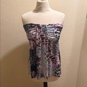 Animal Print Tube Top